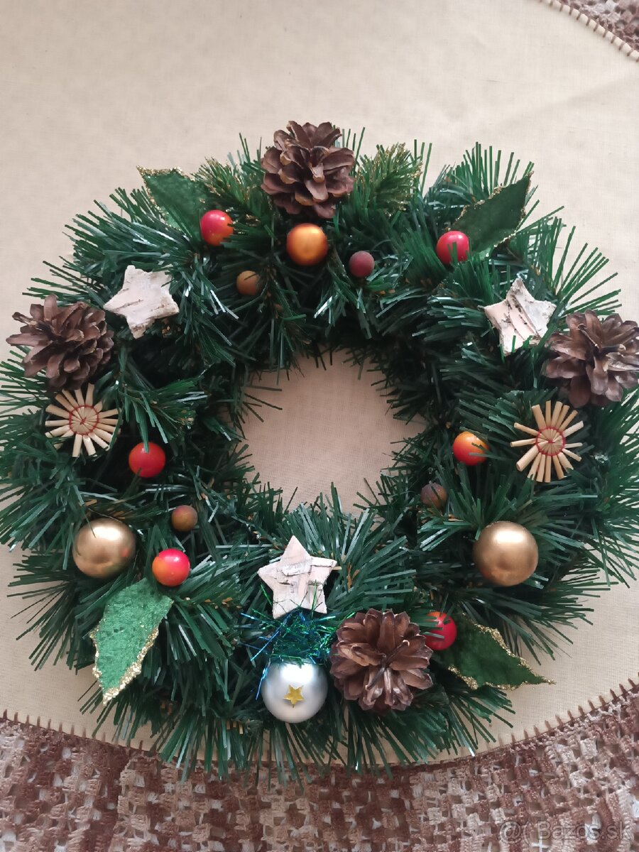Vianočné ozdoby - venčeky