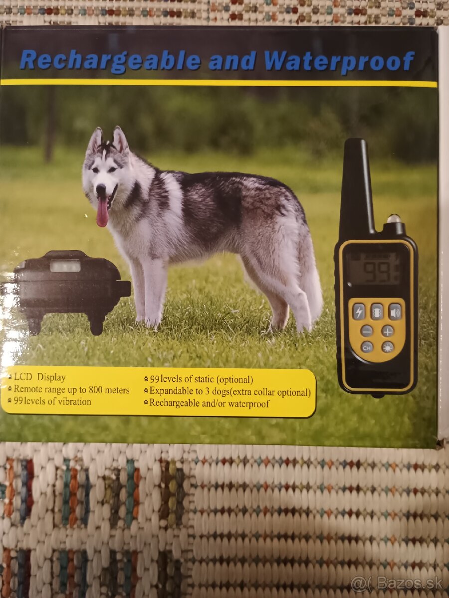 Elektronický obojok na výcvik psou