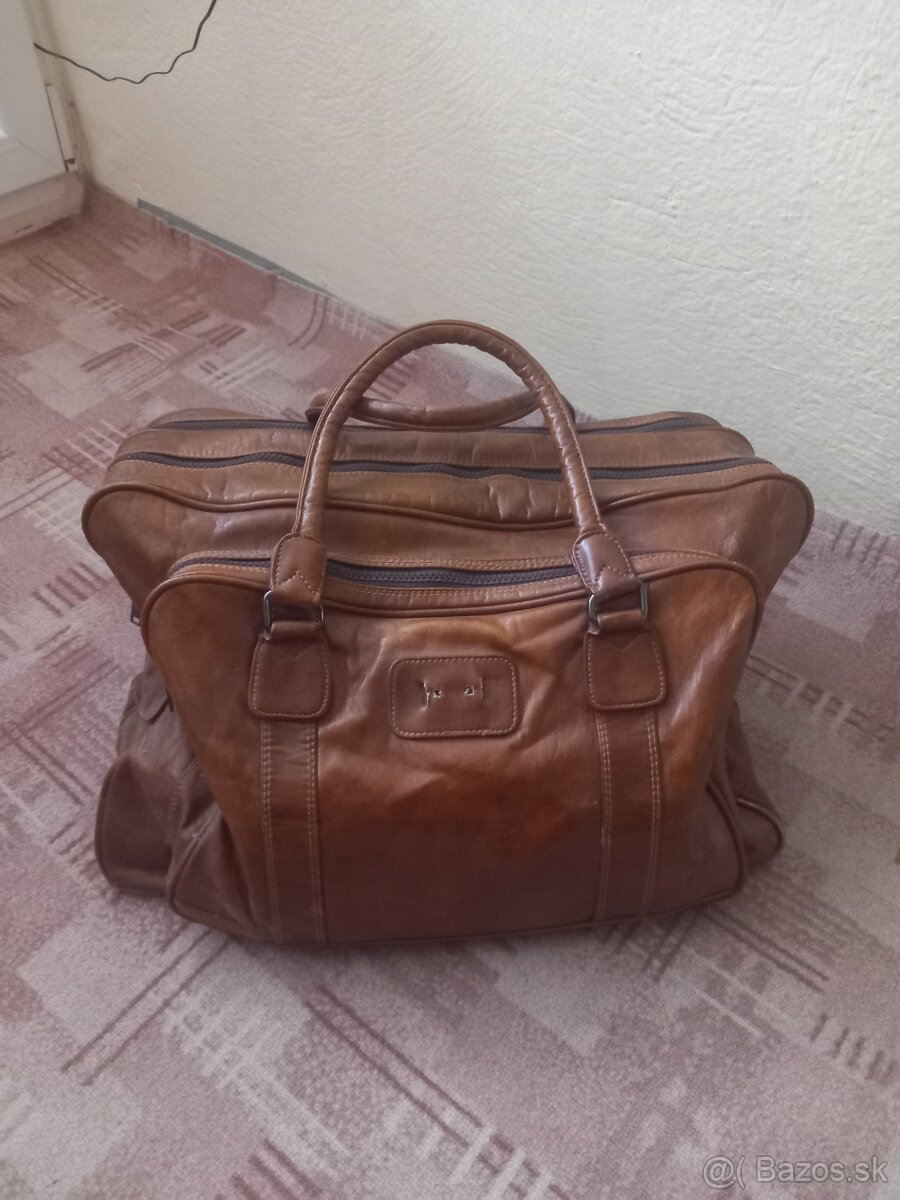Predám koženú cestovnú tašku