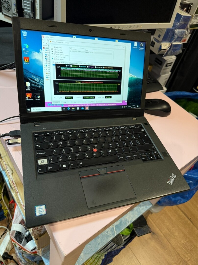 Predám funkčnú použitú matičnú dosku do notebooku T460p