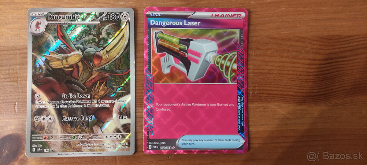 Pokemon karty - trainer - Dangerous Laser a Kingambit