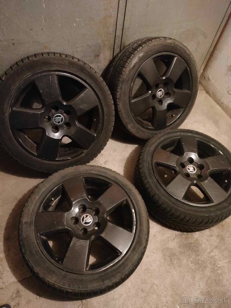 4ks alu disky orig. Škoda soldid 5x112 r17