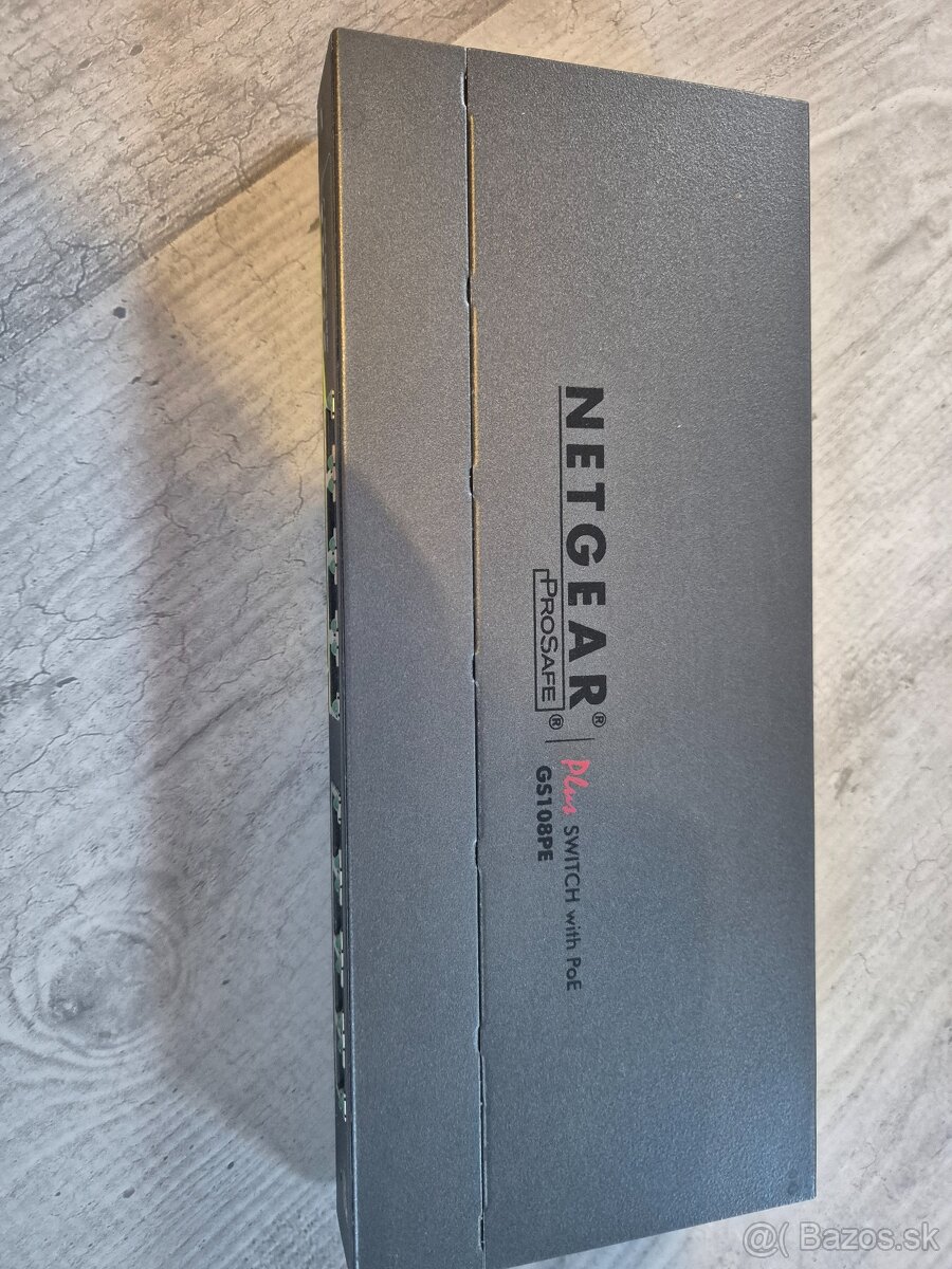 Netgear GS108PE 8 portov, z toho 4xPOE