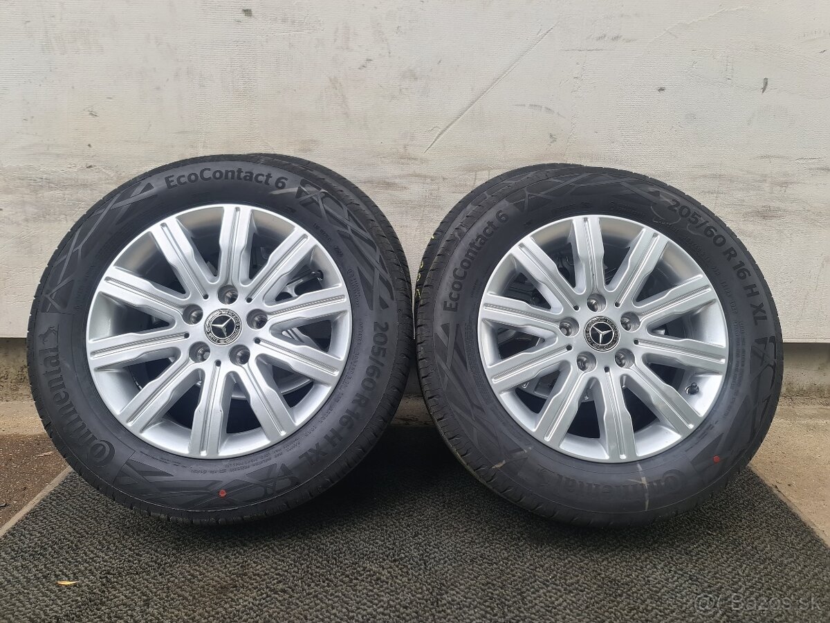 5X112 R16 M.B + LETNE PNEU 205/60 R16