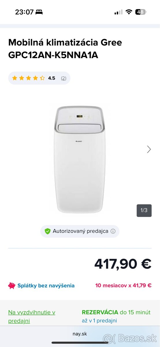 Mobilna klima GREE