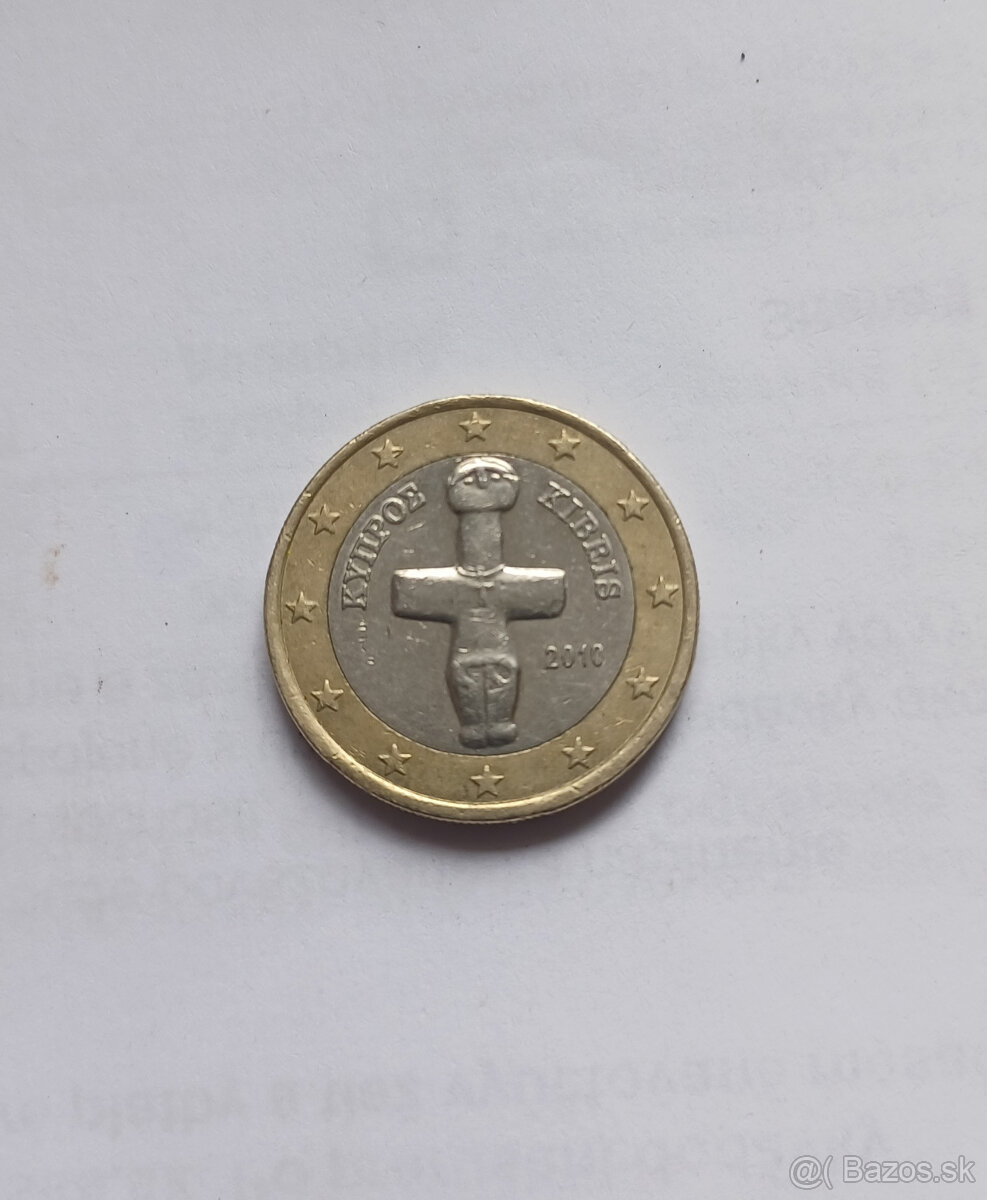 predám zberatelskú jednoeurovú mincu