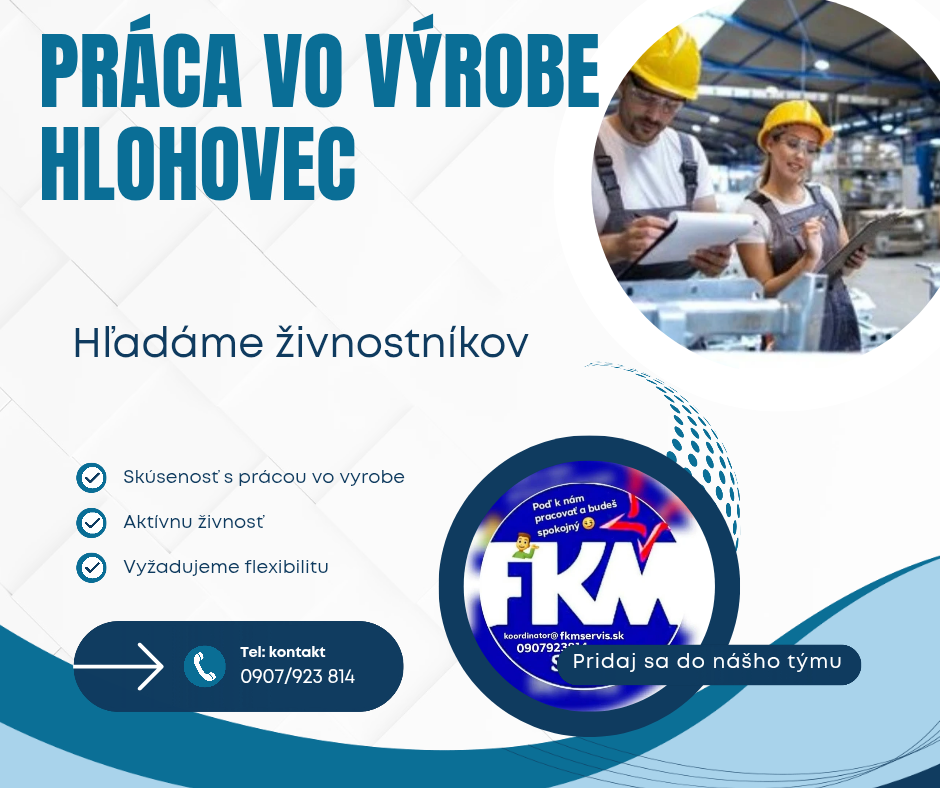Práca v Hlohovci