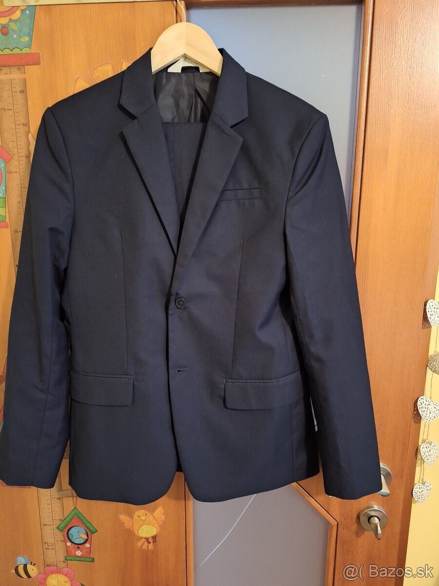 Oblek h@m v.170cm 13-14 rokov