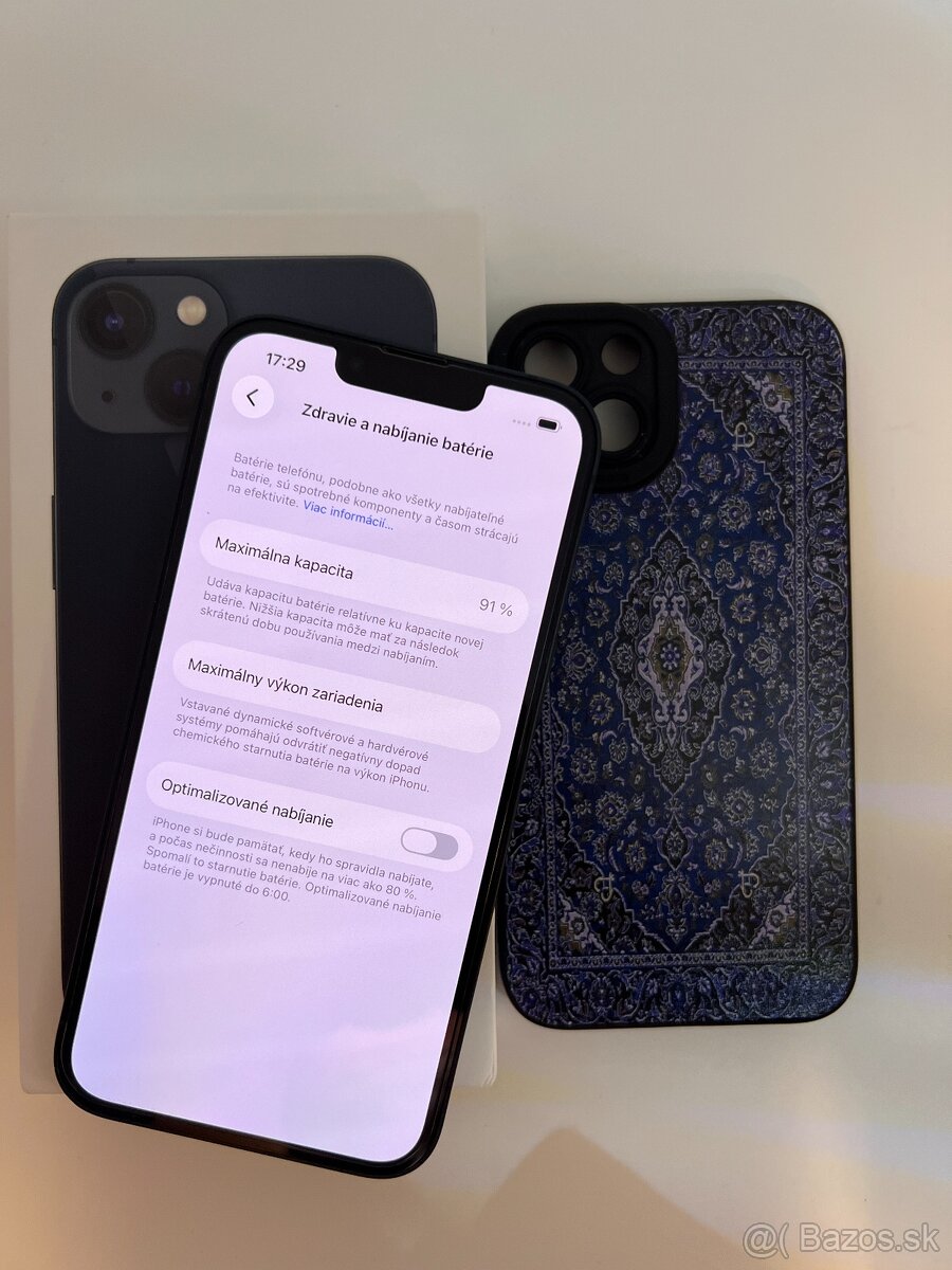 IPHONE 13 MIDNIGHT 128GB ZÁRUKA - VEĽMI DOBRÝ STAV