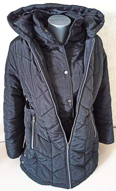 Predĺžená zimná bunda s kapucňou - veľkosť 44/ 46