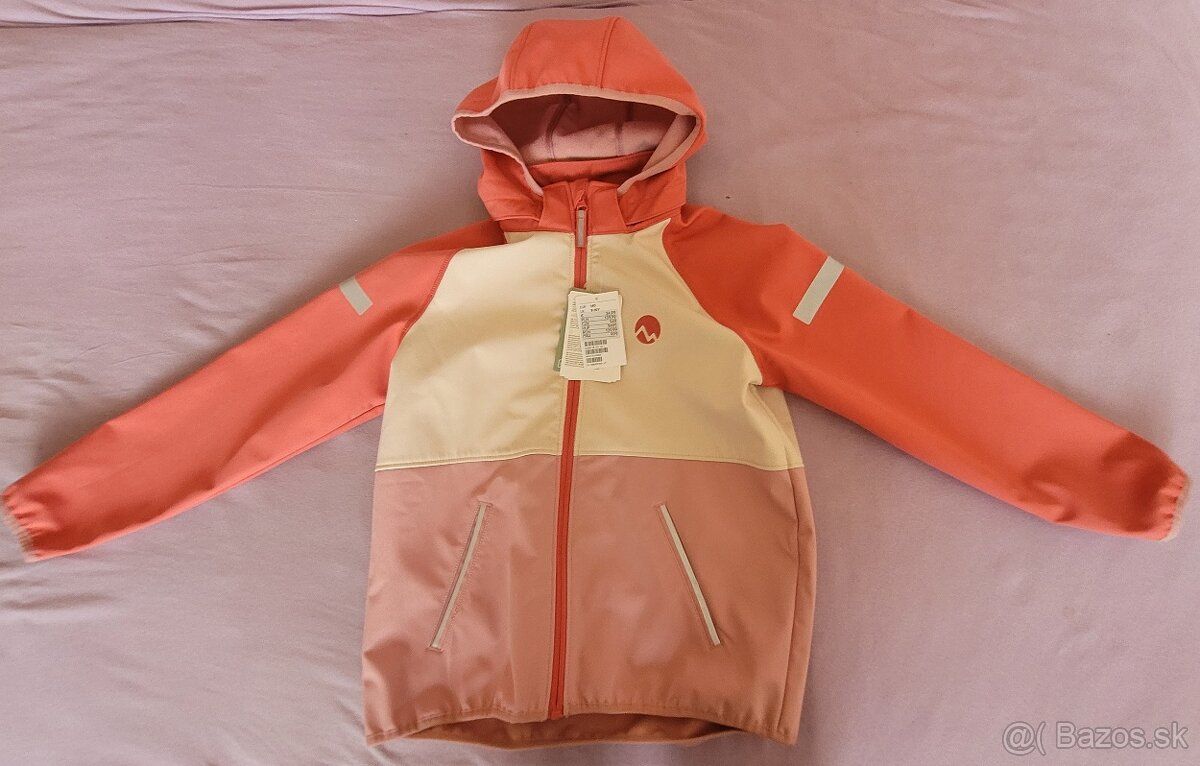 HM vodovzdorná softshellová bunda-veľ.140-nová