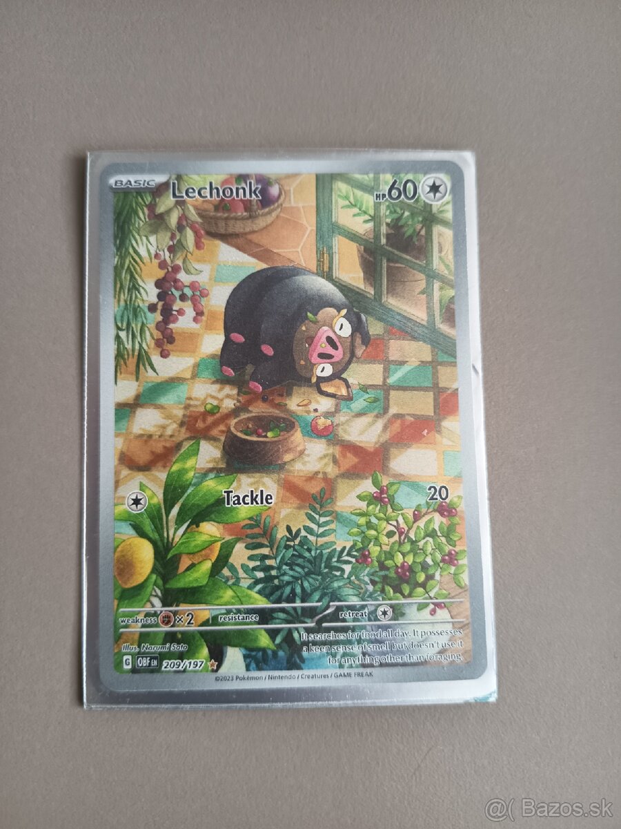 Pokémon karta Lechonk 209/197
