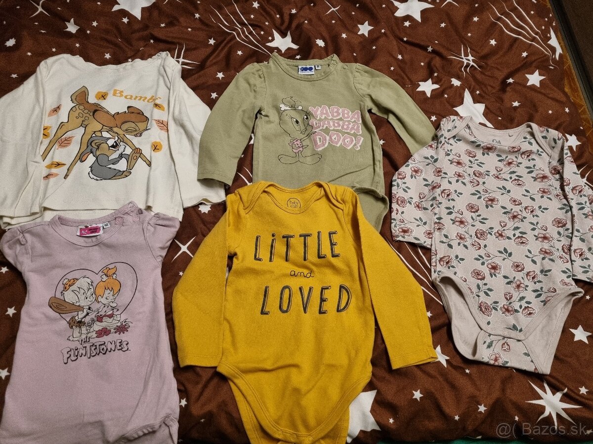 Body velkost 86 dievca/5ks