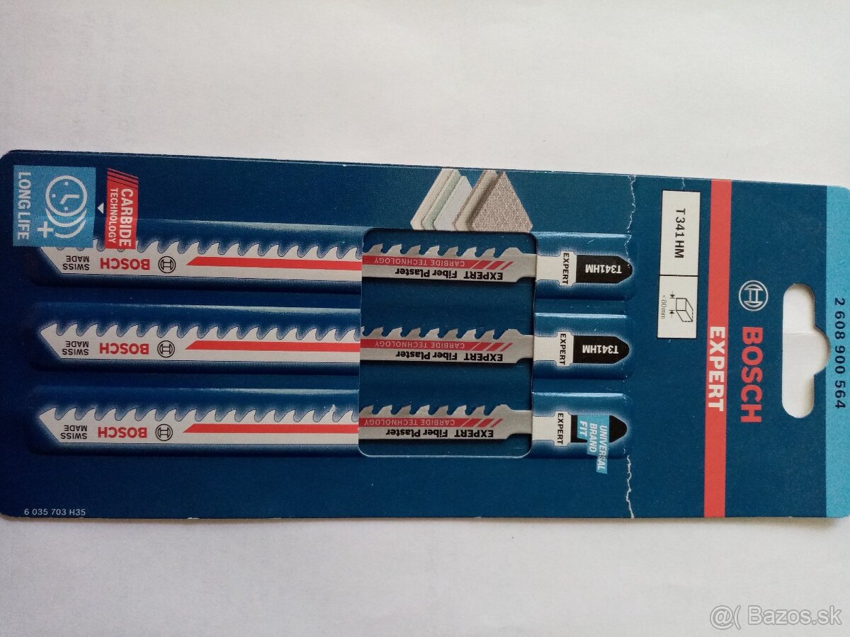 Predam pilové listy viac druhov do značky BOSCH