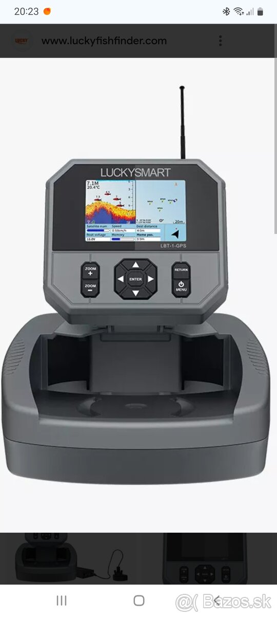 Predám sonar s gps pre zavážaciu lodku.