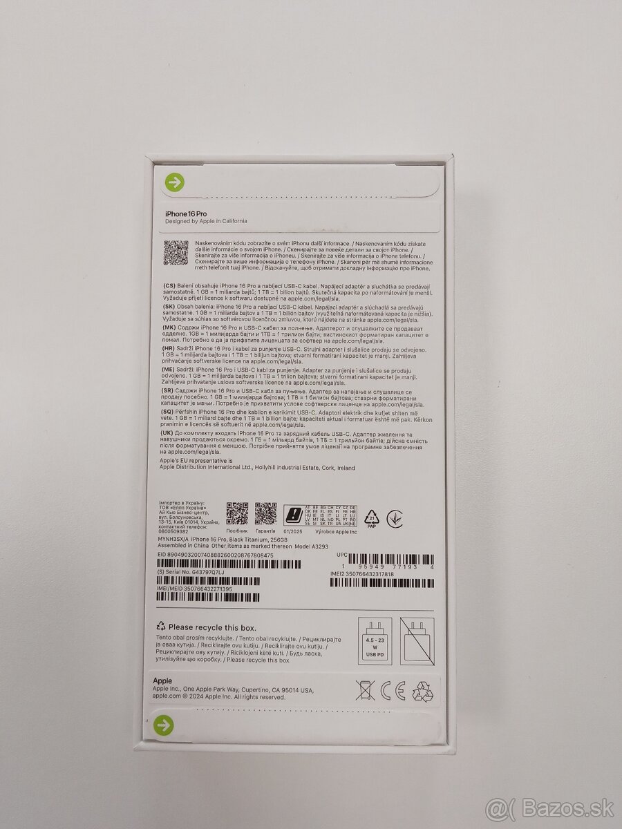 iPhone 16 Pro 256GB