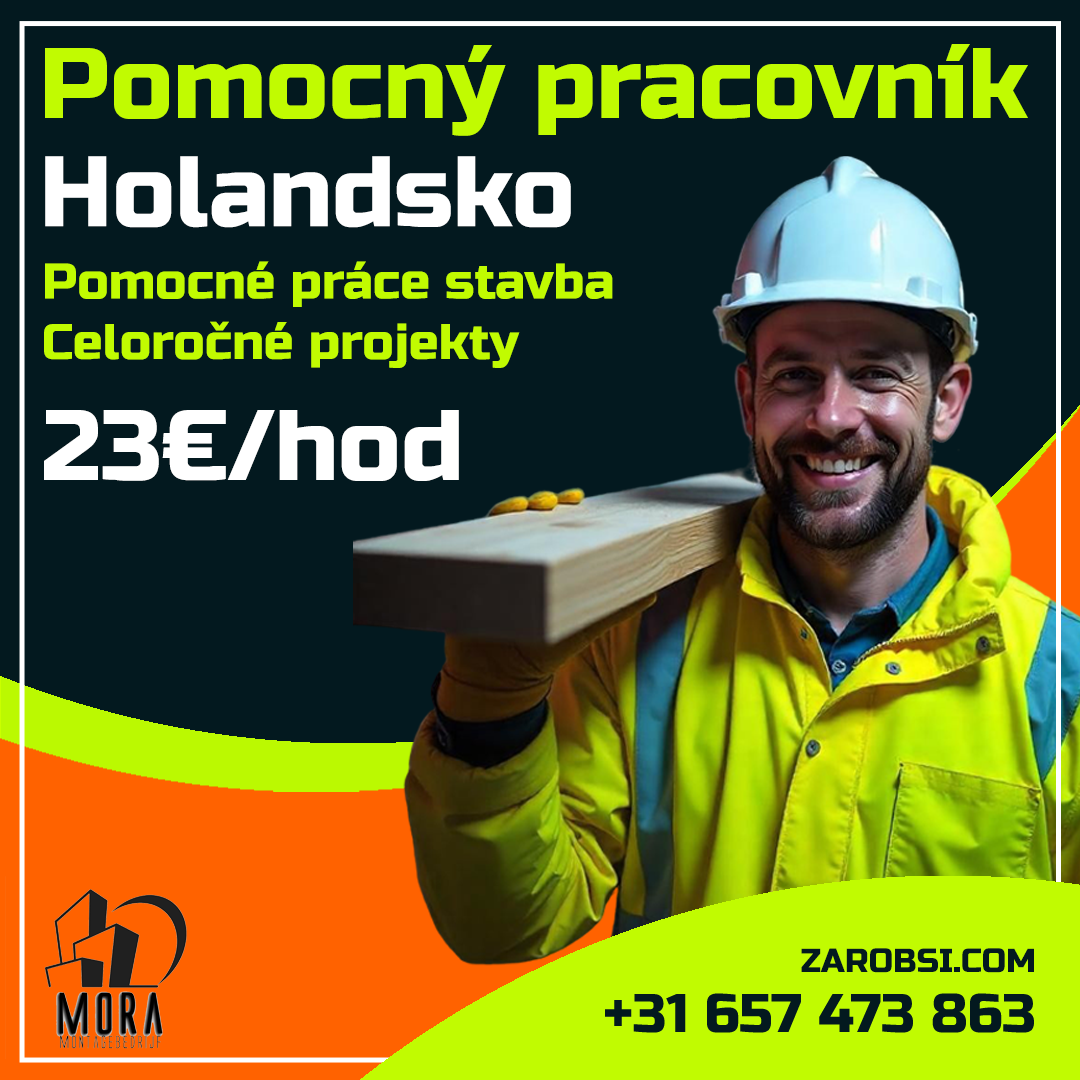 Pomocný pracovník - HOLANDSKO
