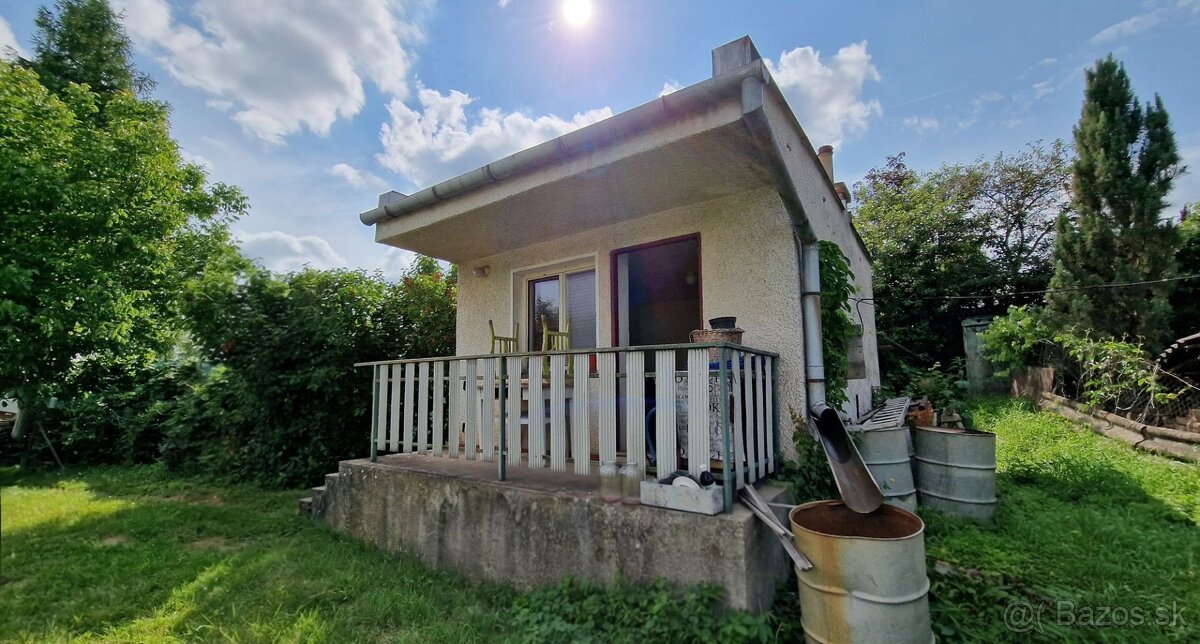 Záhradná chatka s potenciálom v oáze pokoja