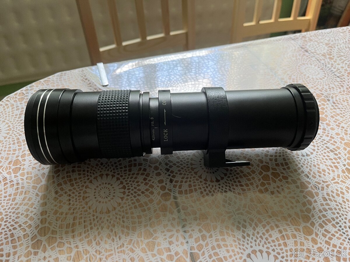 Predám teleobjektív 420–800 mm f/8.3–16