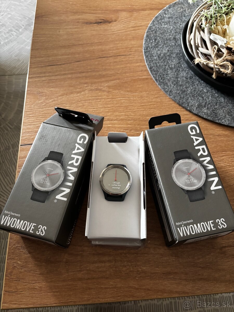 Garmin Vívomove 3S Sport, Silver / Gray Band