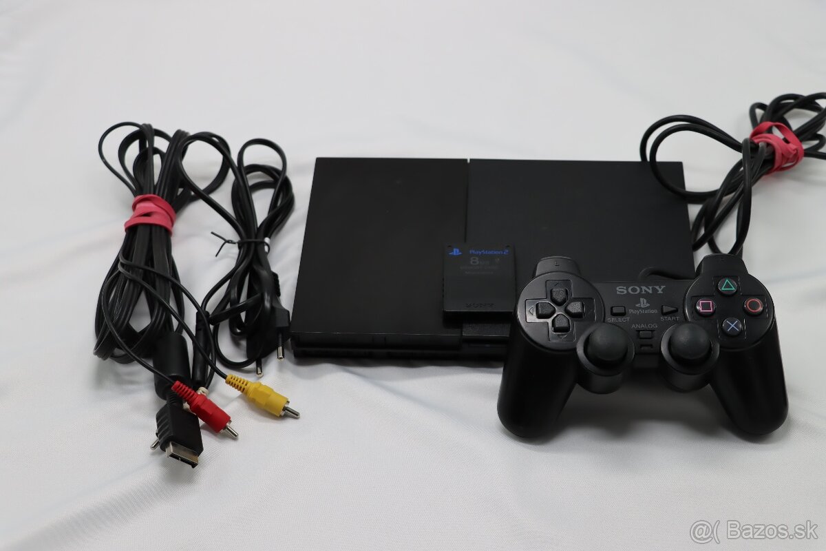 PlayStation 2 Slim SCPH-90004 | Komplet originál set