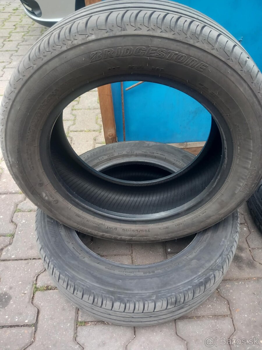 Pneumatiky letné 2ks - BRIDGESTONE 195/60/R16