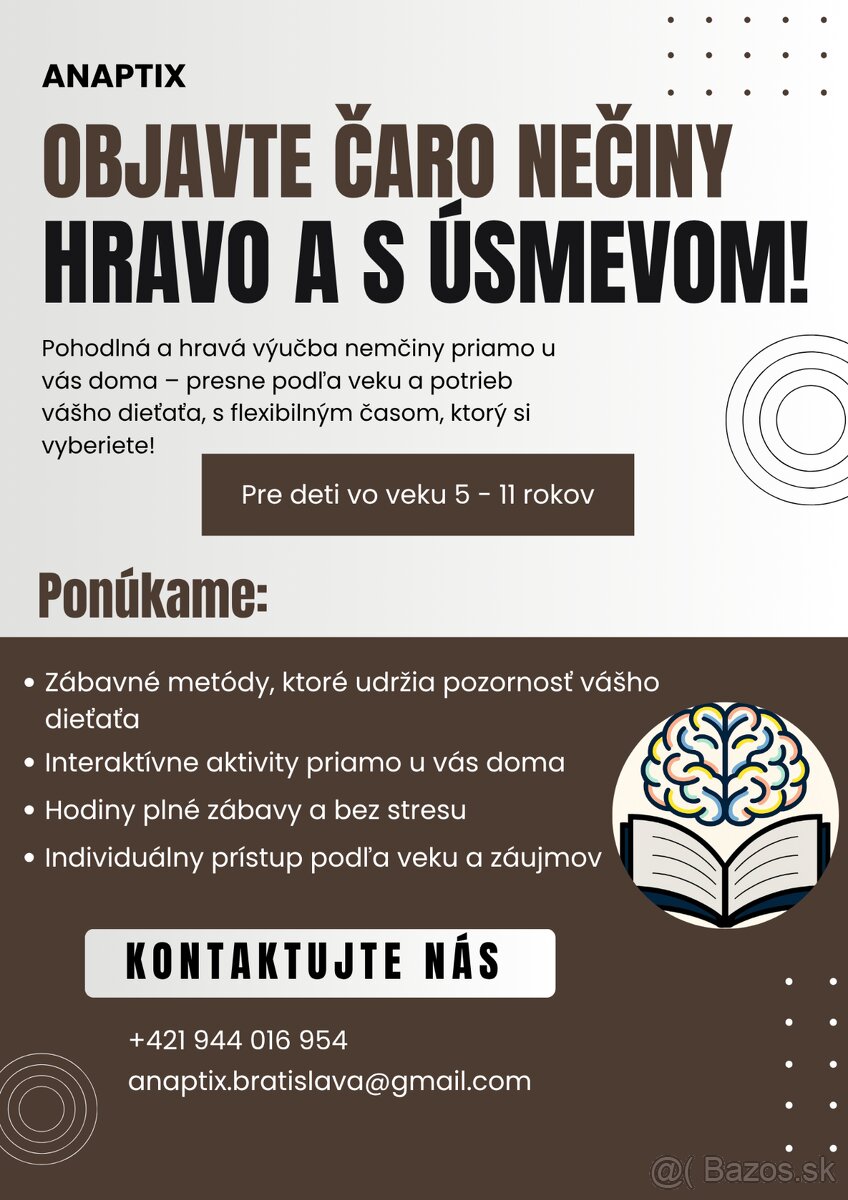 Zábavné hodiny nemčiny pre deti