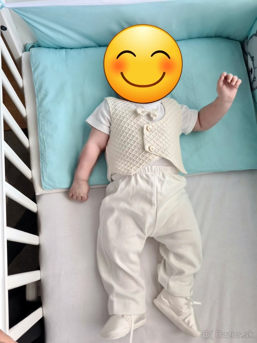 Krásny KOMPLET na krst pre chlapčeka