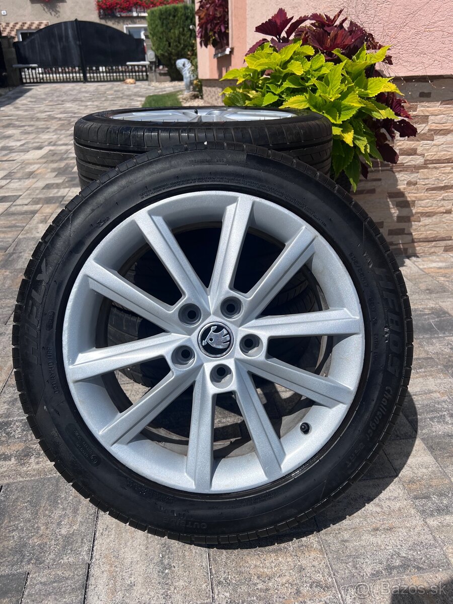 Original Škoda disky/elektrony 5x112 r17