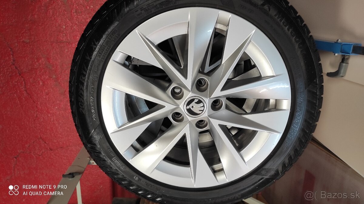 Zimné kolesá komplet originál zo Škoda Octavia 4