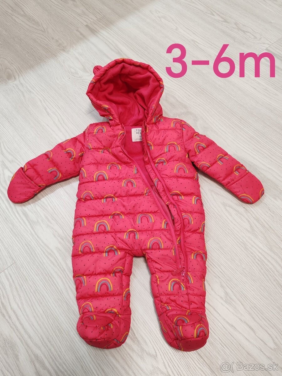 Detské oblečenie na zimu 3 až 18 mesiacov