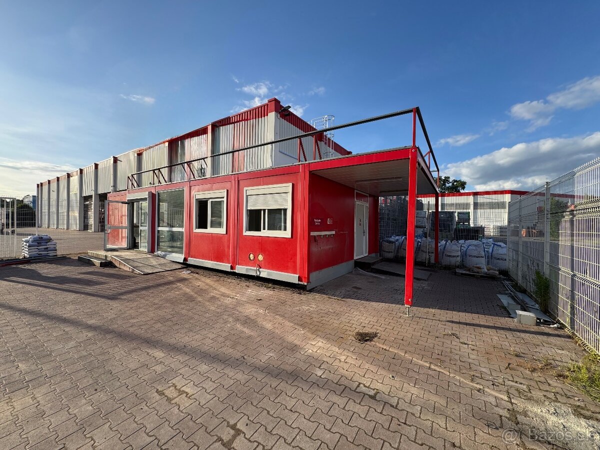 Priestranná modulárna predajňa / kancelária z kontajnerov