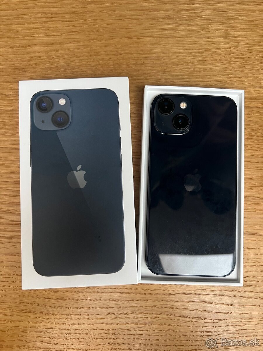 Predám iPhone 13 128GB, MIDNIGHT, TOP, VOLNY 89% batéria.