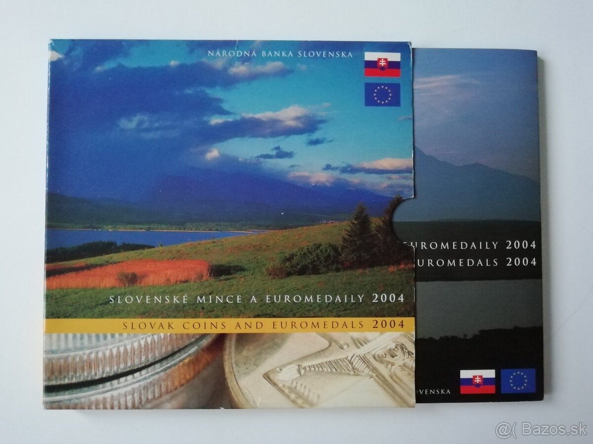 Slovenské mince a euromedaily 2004