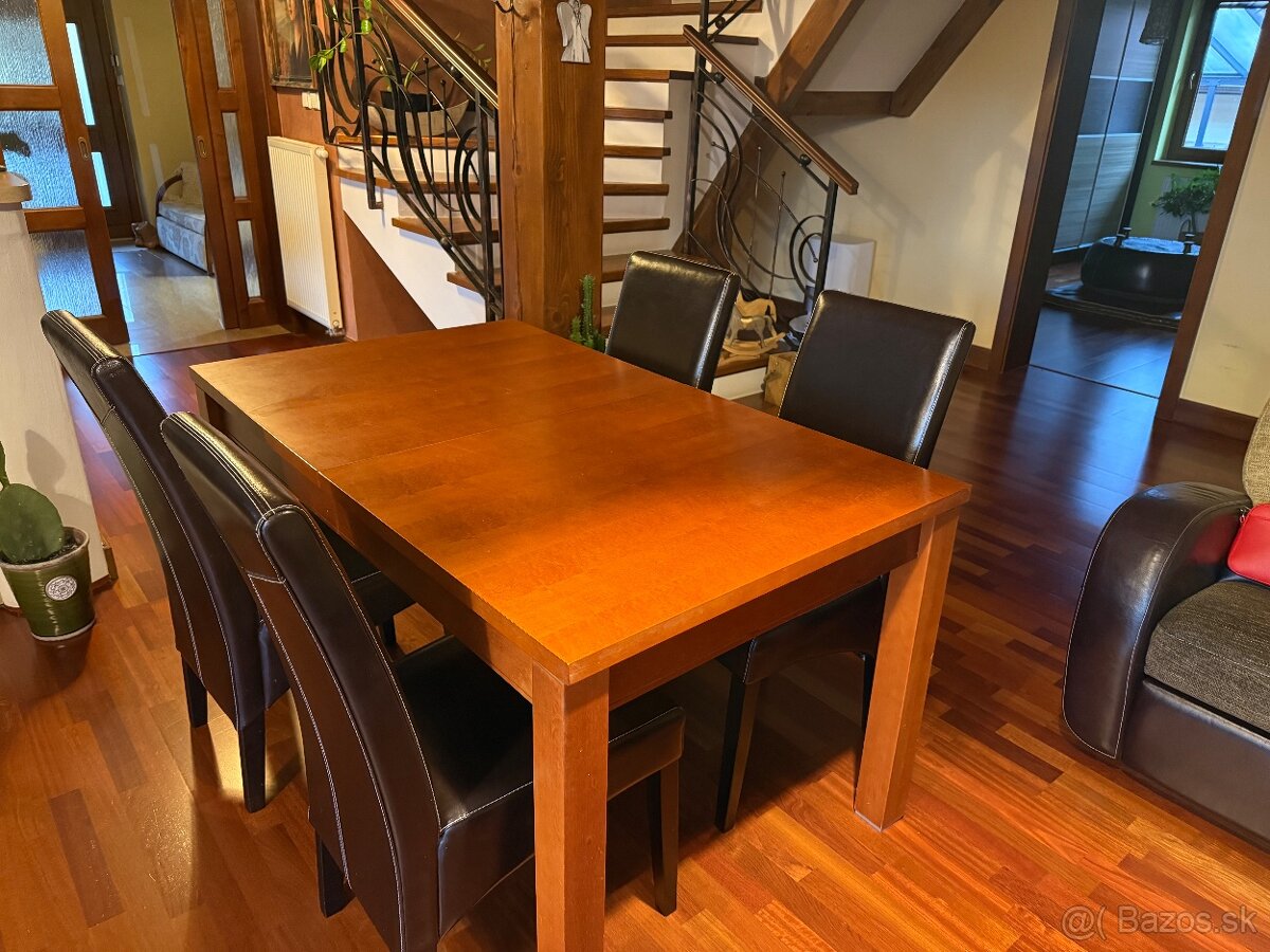 Stôl + 6 stoličiek