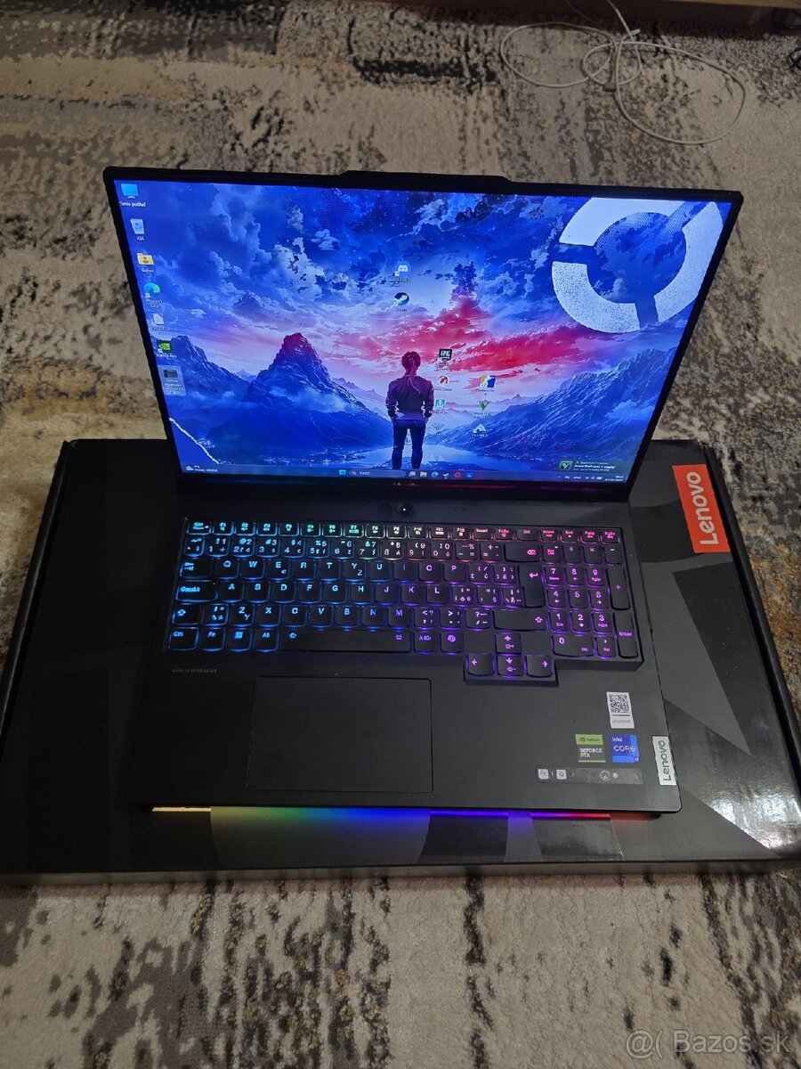 Predám Lenovo Legion Pro 7 RTX 4080 / i9 / 32 GB / 1 TB