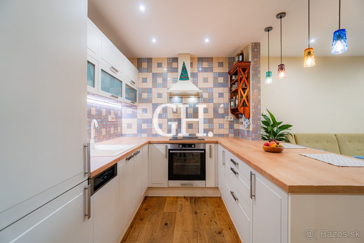 3-izbový tehlový byt po kvalitnej, kompletnej rekonštrukcii,