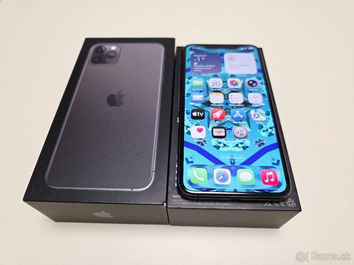 Apple iPhone 11PRO MAX Space Gray,Baterka 100%