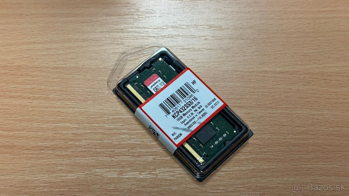 RAM 16GB DDR4 SO-DIMM 3200MHz Kingston