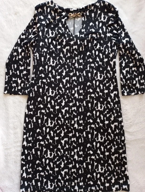 Čierno-biele šaty - NOVÉ