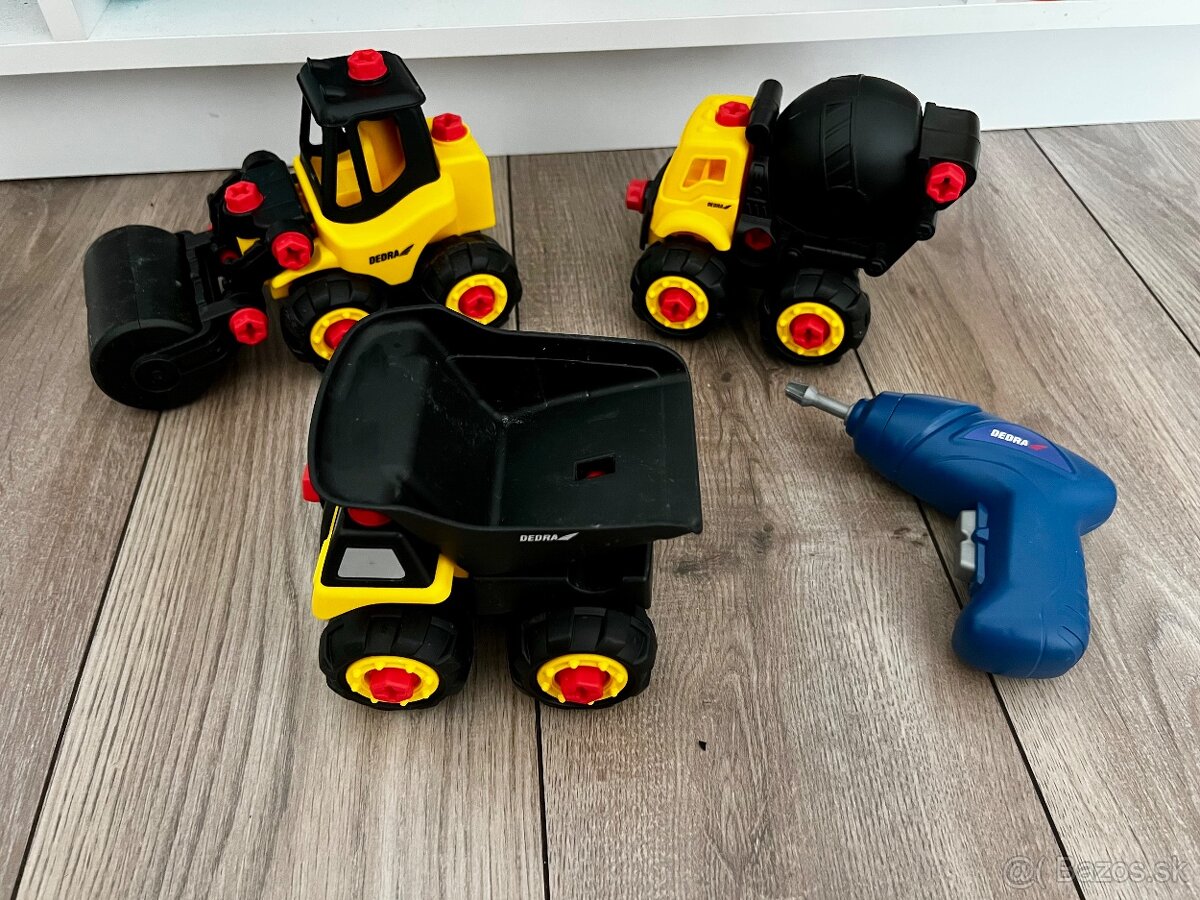 Detská stavebná technika DEDRA + uťahovačka