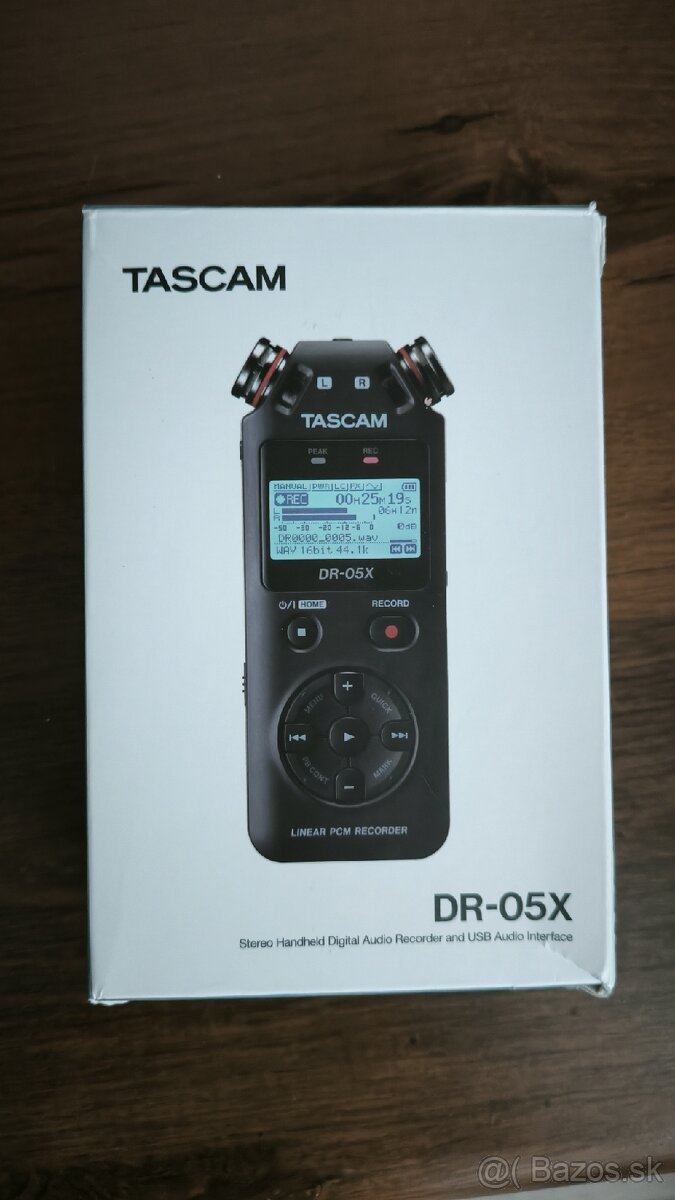 Tascam DR 05X prenosný rekordér