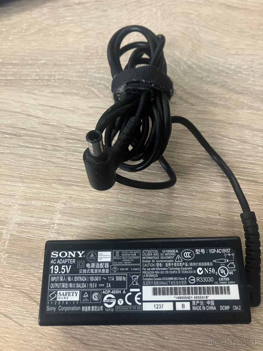 Originálna nabíjačka na Notebook Sony VGP-AC19V57