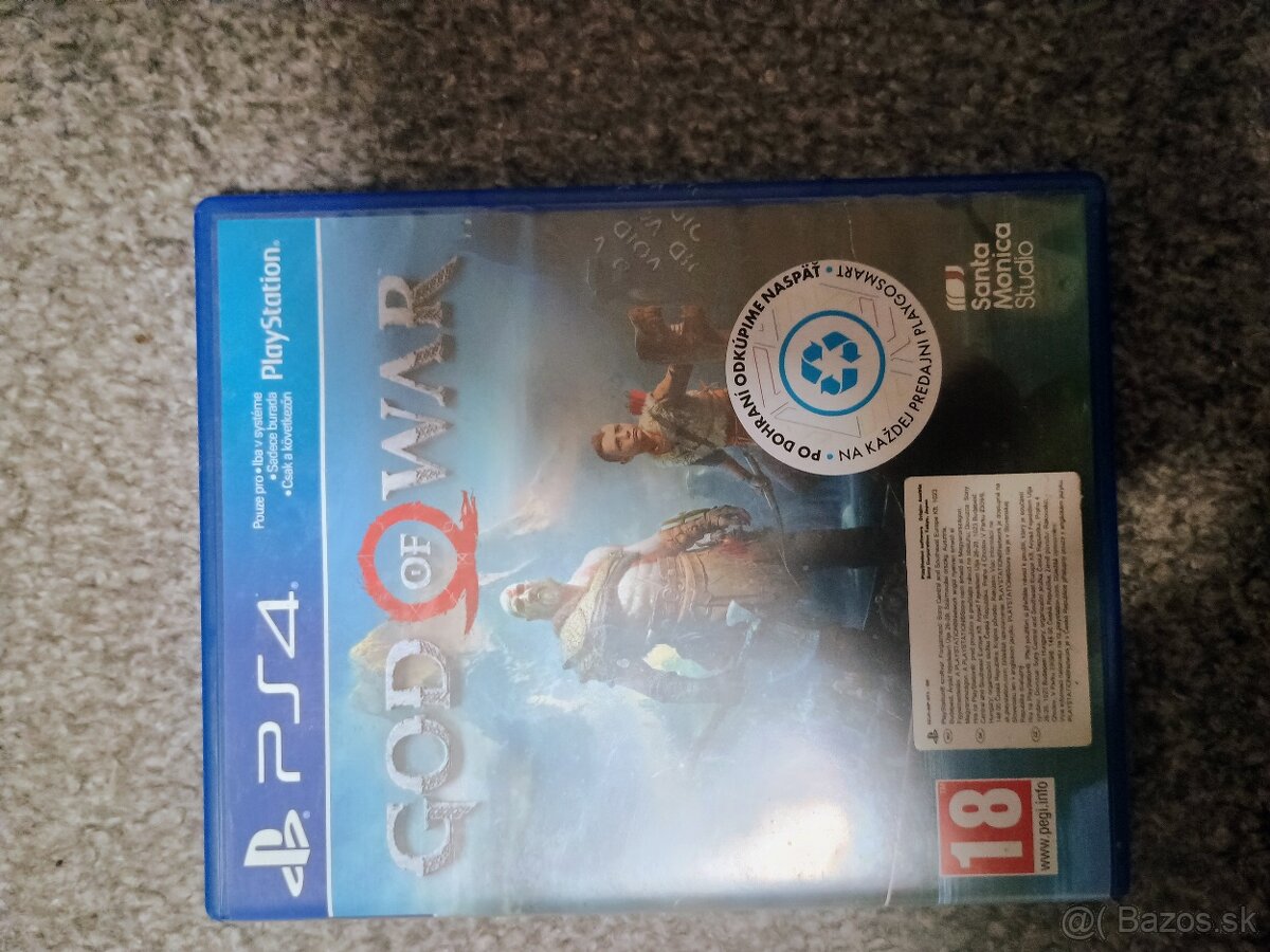 Predám hry: FIFA 22, Last of Us, God od War