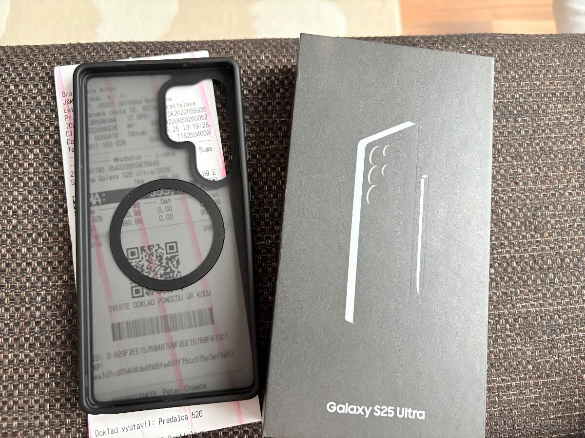 Predám nový Samsung Galaxy S25 ultra 256 GB Titanium Grey