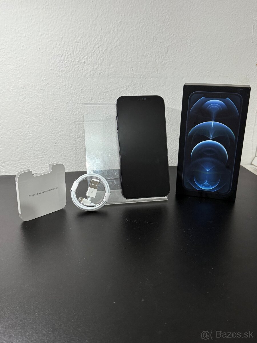 Predám Apple iPhone 12 PRO MAX 256GB Blue Minimálne známky