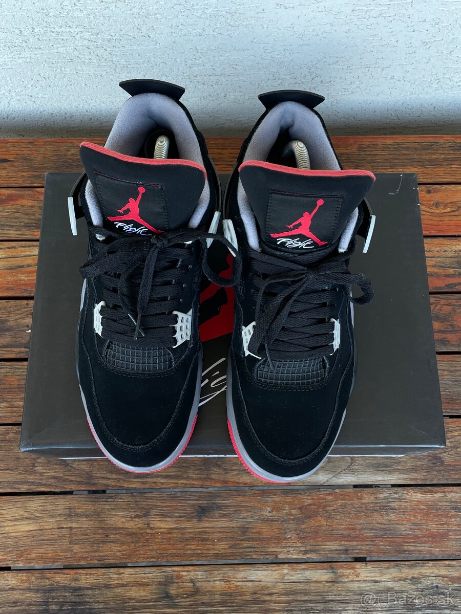 Jordan 4 Retro “Bred” Veľ. 44