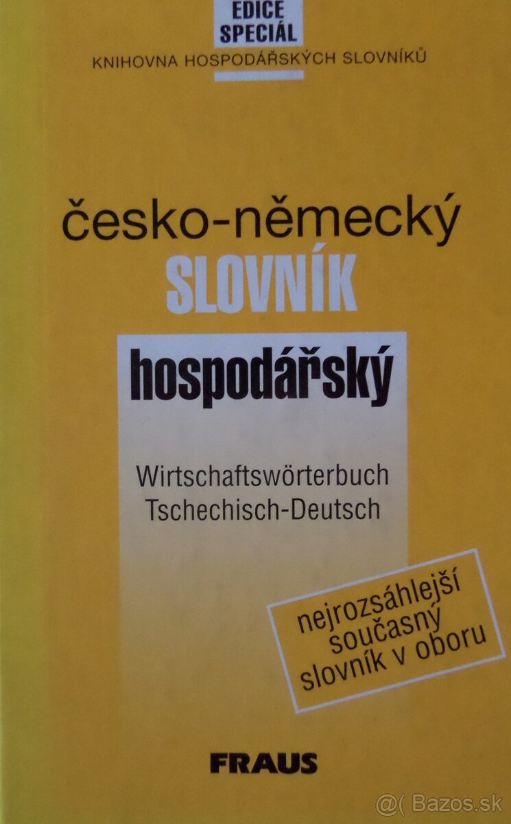 Česko-německý slovník hospodářský
