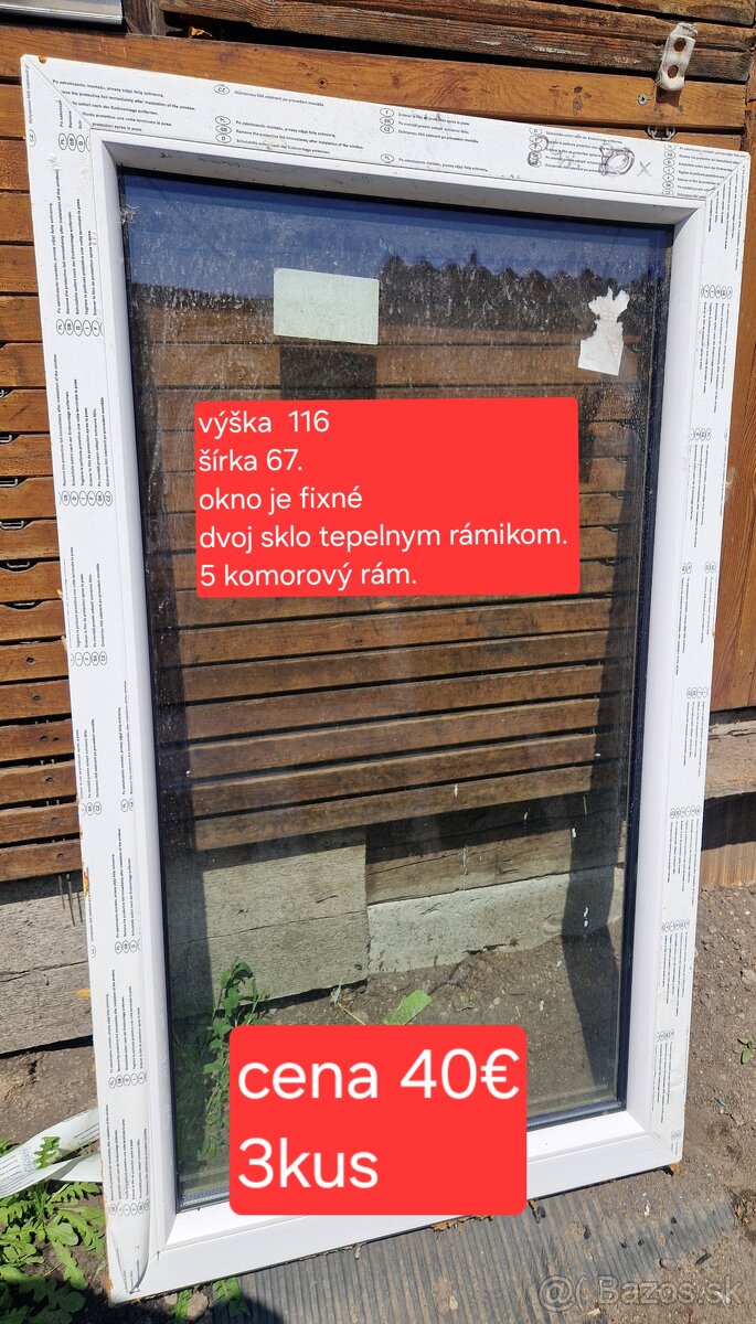 Plastové okná fix.