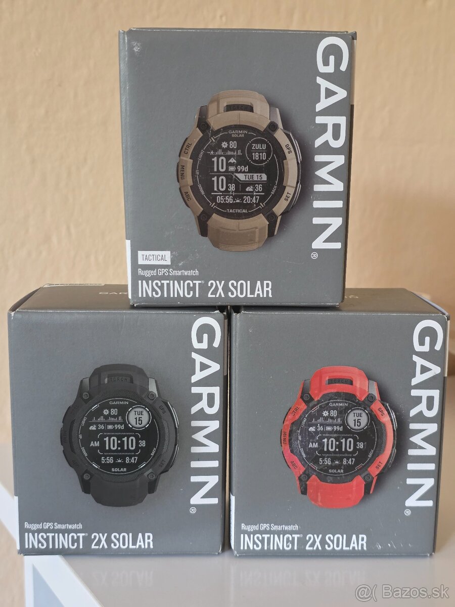 Predám nové hodinky Garmin Instinct 2x a 2x Tactical